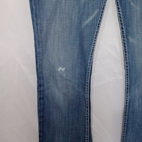 BKE Jeans Womens 30L Blue Sabrina Boot Cut Western Cowgirl Faded - Picture 3 of 14